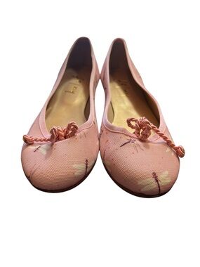 French Sole FS/NY Women's Bonfire Ballet Flat Size 9 Pink Balletcore Whimsy